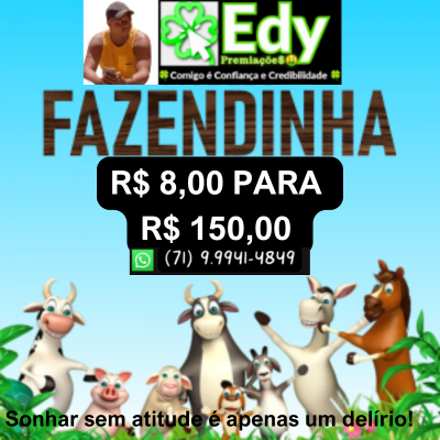 Sorteio Fazendinha 8 para 150 dia 09/11/24 as 19hs